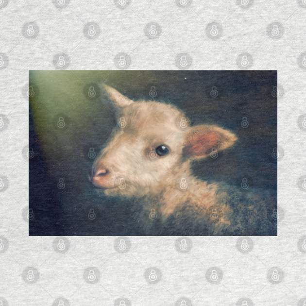 Lamb portrait by Phatpuppy Art